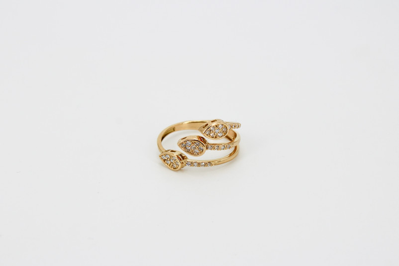 Anillo de oro de 18k. de segunda mano. Joyería de ocasión | ROYALHYSTERIA