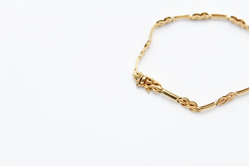 Pulsera de oro de 18k. de segunda mano. Joyería de ocasión | ROYALHYSTERIA