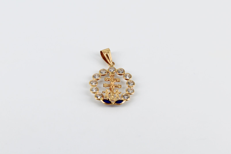 Colgante de oro de 18k. de segunda mano. Joyería de ocasión | ROYALHYSTERIA