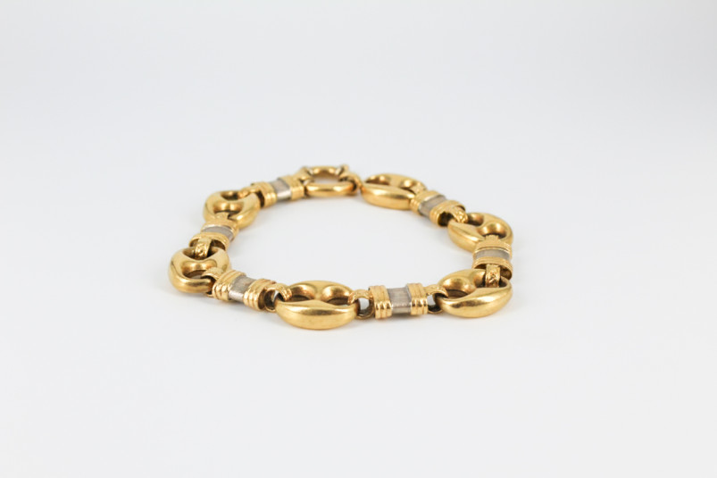 Pulsera de oro de 18k. de segunda mano. Joyería de ocasión | ROYALHYSTERIA