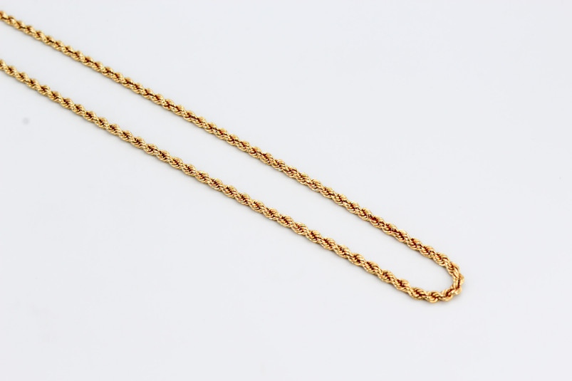 Cadena de oro de 18k. de segunda mano. Joyería de ocasión | ROYALHYSTERIA