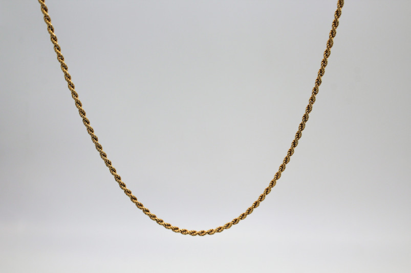 Cadena de oro de 18k. de segunda mano. Joyería de ocasión | ROYALHYSTERIA