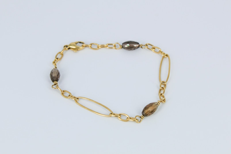 Pulsera de oro de 18k. de segunda mano. Joyería de ocasión | ROYALHYSTERIA