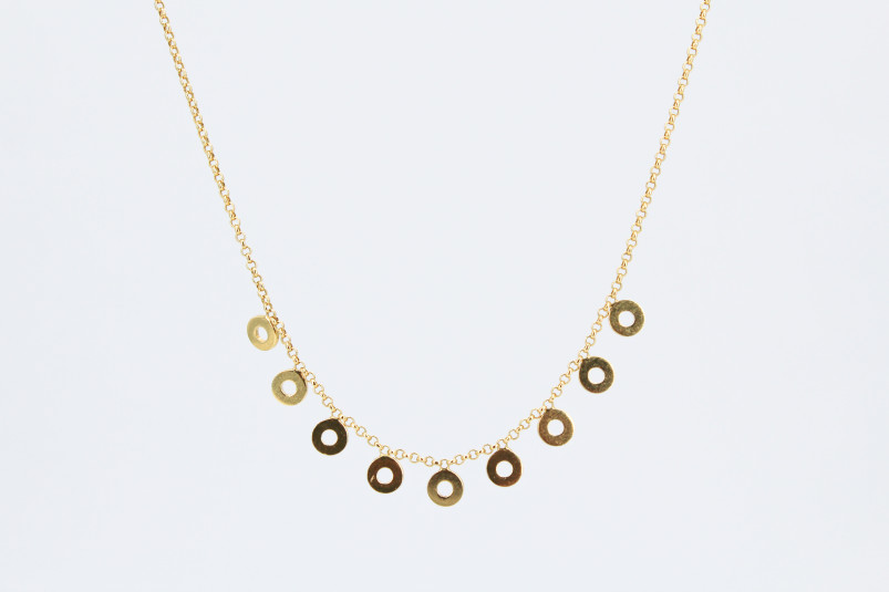 Collar de oro de 18k. de segunda mano. Joyería de ocasión | ROYALHYSTERIA