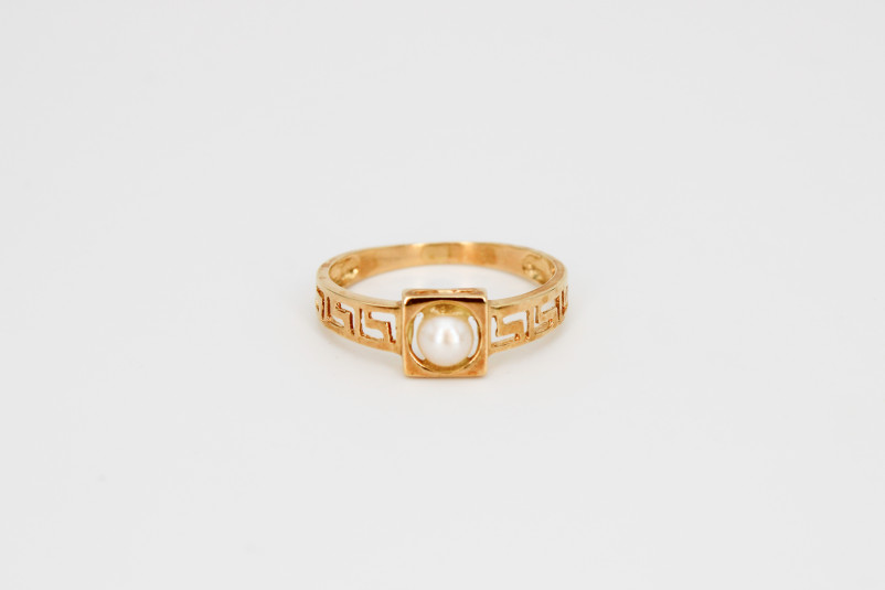 Anillo de oro de 18k. de segunda mano. Joyería de ocasión | ROYALHYSTERIA