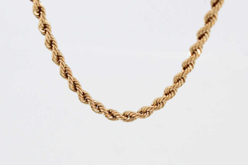 Gargantilla de oro de 18k. de segunda mano. Joyería de ocasión | ROYALHYSTERIA