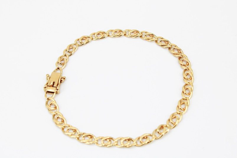 Pulsera de oro de 18k. de segunda mano. Joyería de ocasión | ROYALHYSTERIA