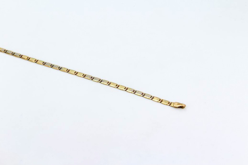 Pulsera de oro de 18k. de segunda mano. Joyería de ocasión | ROYALHYSTERIA