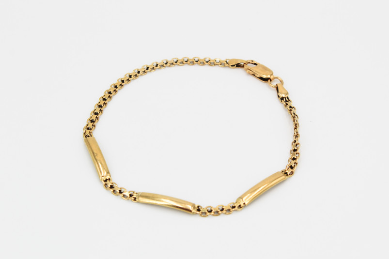Pulsera de oro de 18k. de segunda mano. Joyería de ocasión | ROYALHYSTERIA