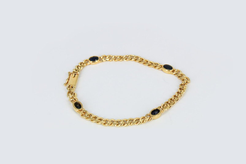 Pulsera de oro de 18k. de segunda mano. Joyería de ocasión | ROYALHYSTERIA