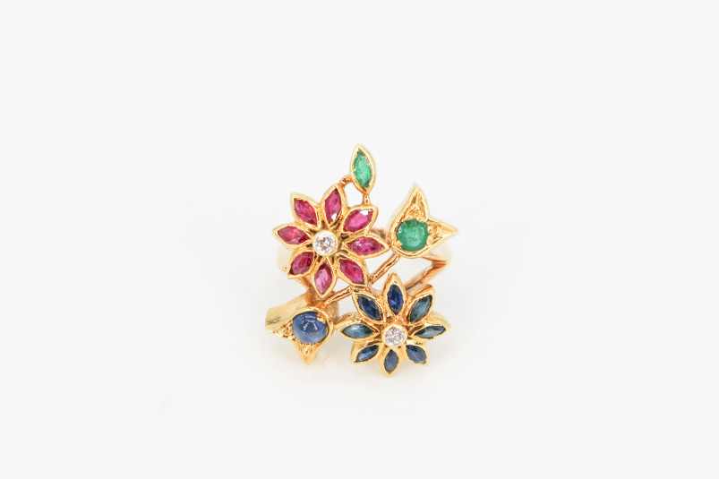 Anillo de oro de 18k. de segunda mano. Joyería de ocasión | ROYALHYSTERIA