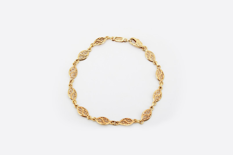Pulsera de oro de 18k. de segunda mano. Joyería de ocasión | ROYALHYSTERIA