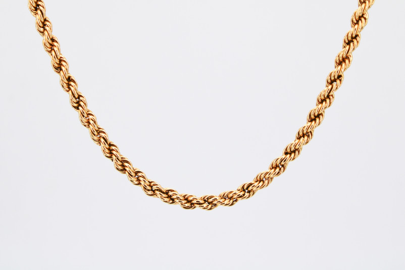 Cadena de oro de 18k. de segunda mano. Joyería de ocasión | ROYALHYSTERIA