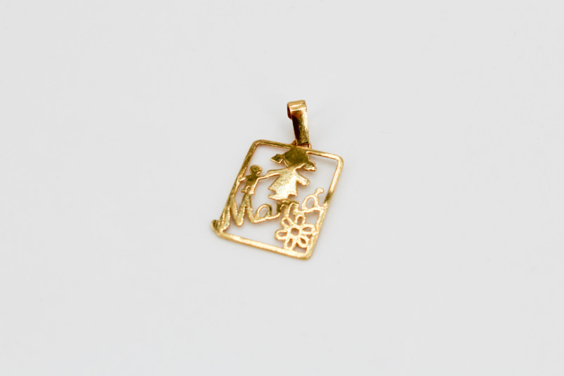 Colgante de oro de 18k. de segunda mano. Joyería de ocasión | ROYALHYSTERIA