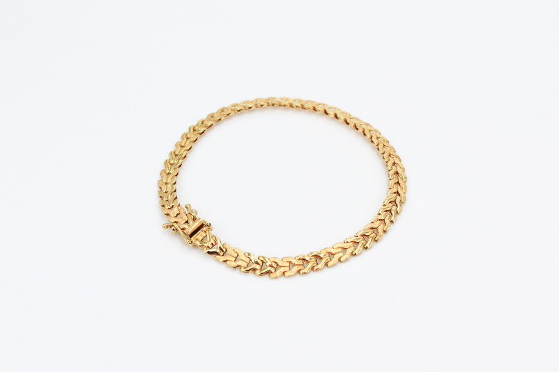 Pulsera de oro de 18k. de segunda mano. Joyería de ocasión | ROYALHYSTERIA