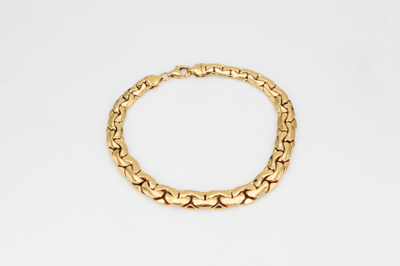 Pulsera de oro de 18k. de segunda mano. Joyería de ocasión | ROYALHYSTERIA