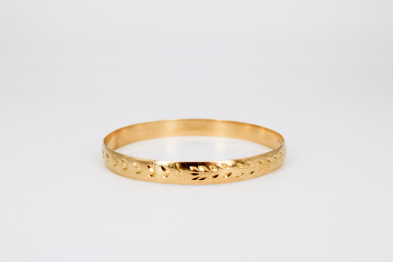 Caña de oro de 18k. de segunda mano. Joyería de ocasión | ROYALHYSTERIA