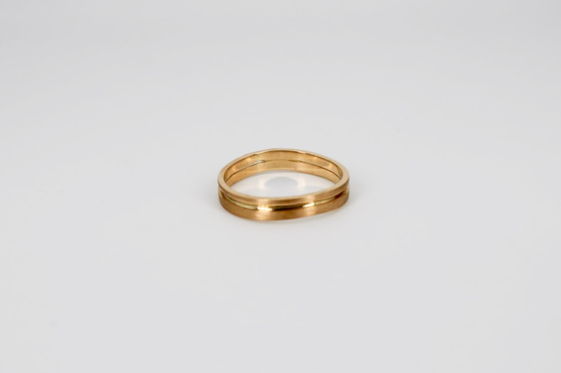 Alianza de oro de 18k. de segunda mano. Joyería de ocasión | ROYALHYSTERIA