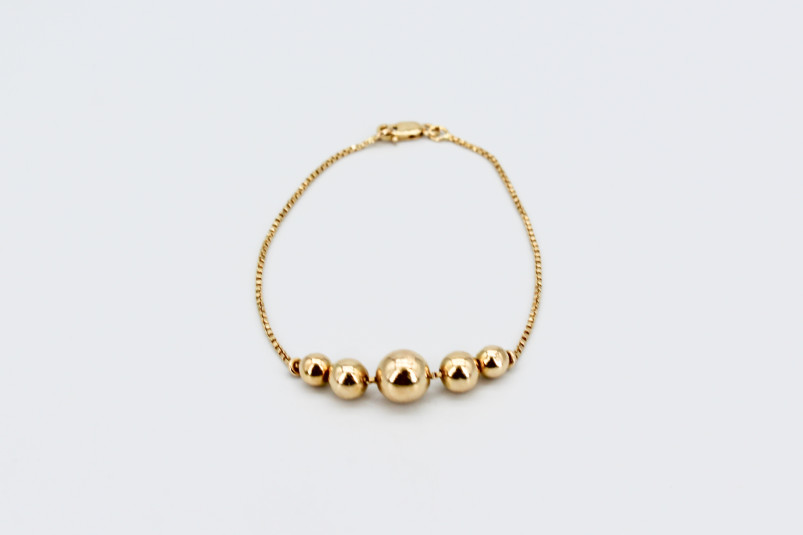 Pulsera de oro de 18k. de segunda mano. Joyería de ocasión | ROYALHYSTERIA