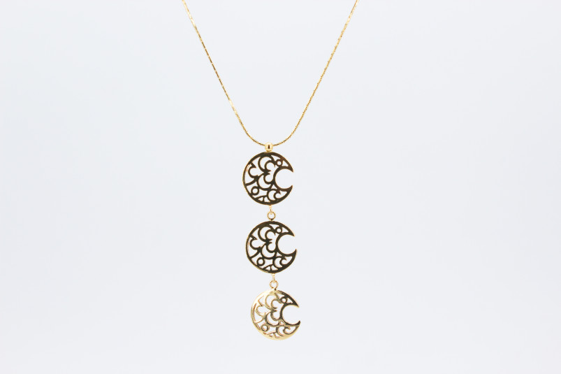 Collar de oro de 18k. de segunda mano. Joyería de ocasión | ROYALHYSTERIA