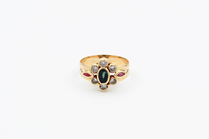 Anillo de oro de 18k. de segunda mano. Joyería de ocasión | ROYALHYSTERIA