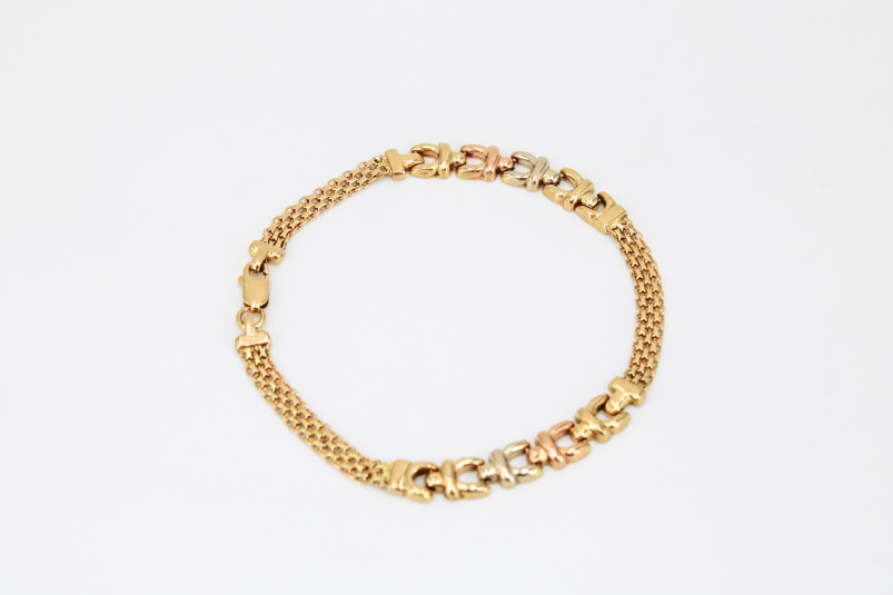 Pulsera de oro de 18k. de segunda mano. Joyería de ocasión | ROYALHYSTERIA