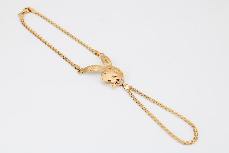 Pulsera de dedo de oro de 18k. de segunda mano. Joyería de ocasión | ROYALHYSTERIA