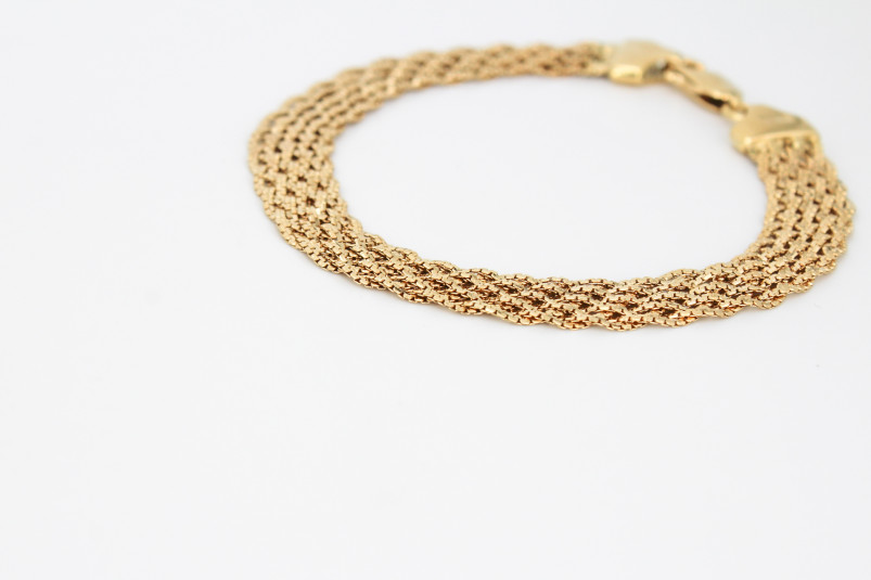 Pulsera de oro de 18k. de segunda mano. Joyería de ocasión | ROYALHYSTERIA