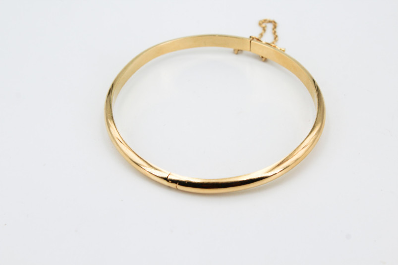 Caña de oro de 18k. de segunda mano. Joyería de ocasión | ROYALHYSTERIA