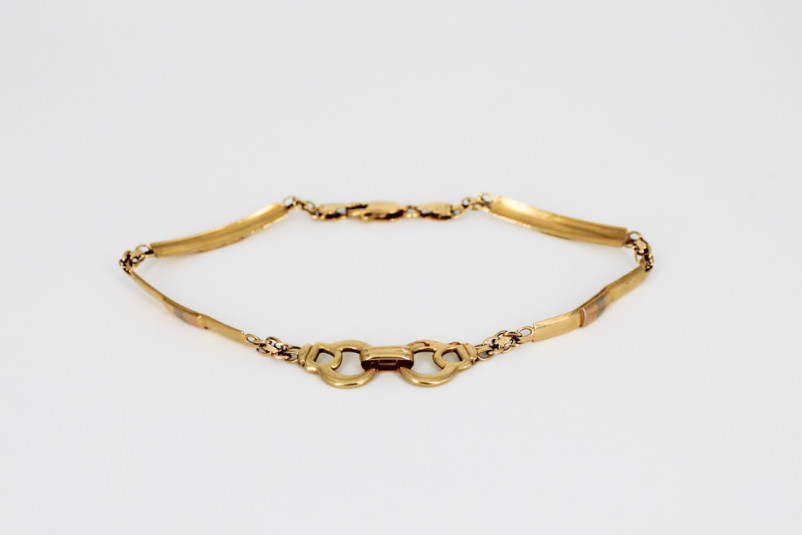 Pulsera de oro de 18k. de segunda mano. Joyería de ocasión | ROYALHYSTERIA