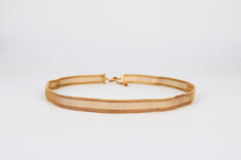 Gargantilla de oro de 18k. de segunda mano. Joyería de ocasión | ROYALHYSTERIA