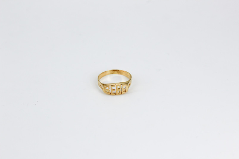 Anillo de oro de 18k. de segunda mano. Joyería de ocasión | ROYALHYSTERIA