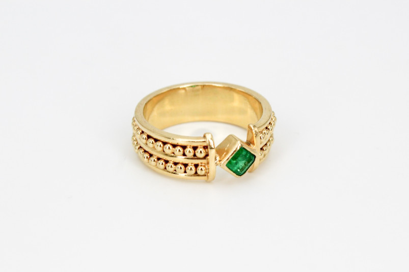 Solitario de oro de 18k. de segunda mano. Joyería de ocasión | ROYALHYSTERIA