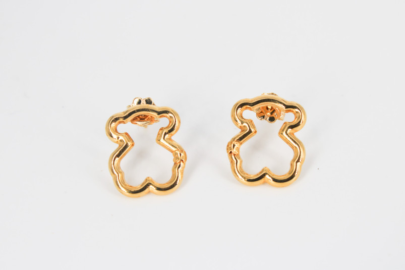 Pendiente de oro de 18k. de segunda mano. Joyería de ocasión | ROYALHYSTERIA