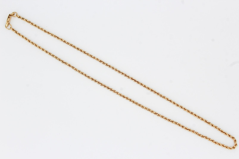 Cadena de oro de 18k. de segunda mano. Joyería de ocasión | ROYALHYSTERIA