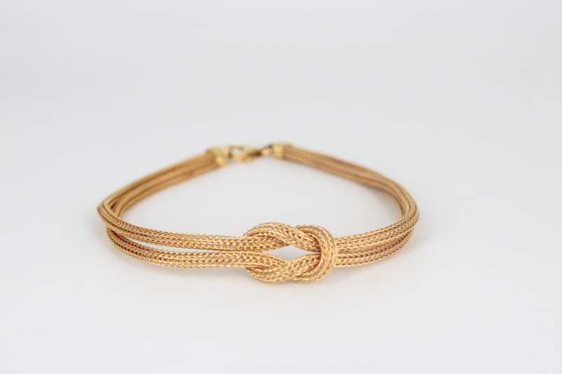 Pulsera de oro de 18k. de segunda mano. Joyería de ocasión | ROYALHYSTERIA
