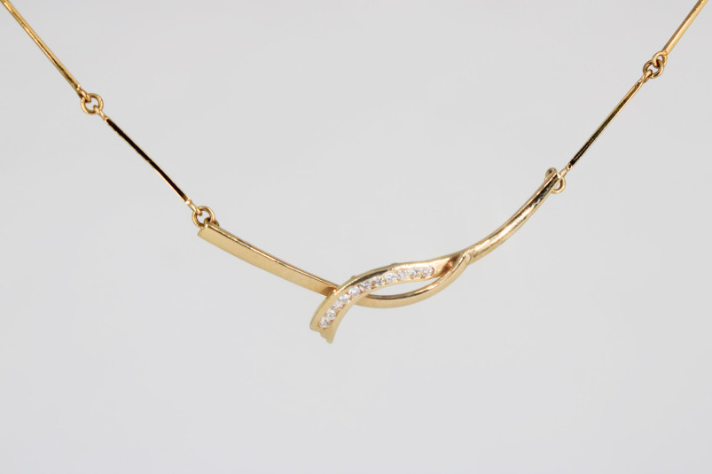 Collar de oro de 18k. de segunda mano. Joyería de ocasión | ROYALHYSTERIA