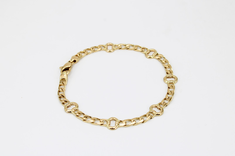 Pulsera de oro de 18k. de segunda mano. Joyería de ocasión | ROYALHYSTERIA