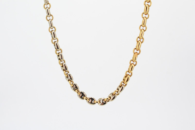 Cadena de oro de 18k. de segunda mano. Joyería de ocasión | ROYALHYSTERIA