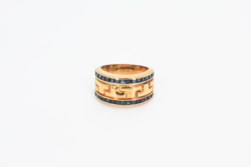 Anillo de oro de 18k. de segunda mano. Joyería de ocasión | ROYALHYSTERIA