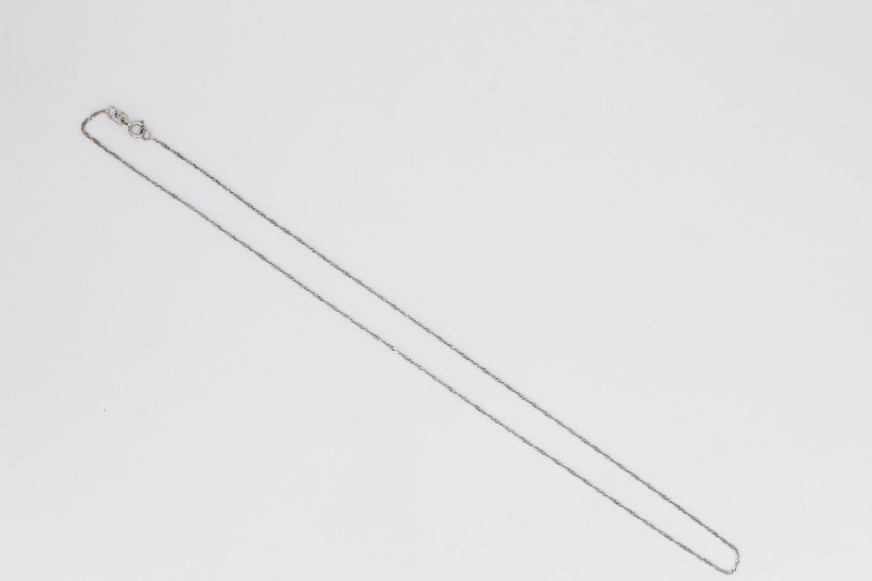 Cadena de oro blanco de 18k. de segunda mano. Joyería de ocasión | ROYALHYSTERIA