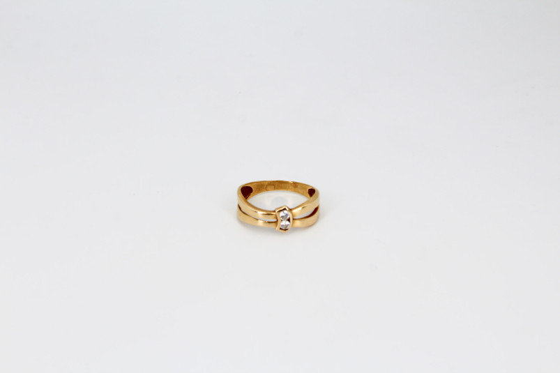 Anillo de oro de 18k. de segunda mano. Joyería de ocasión | ROYALHYSTERIA