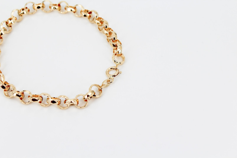 Pulsera de oro de 18k. de segunda mano. Joyería de ocasión | ROYALHYSTERIA