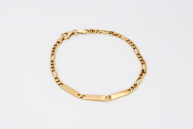Pulsera de oro de 18k. de segunda mano. Joyería de ocasión | ROYALHYSTERIA
