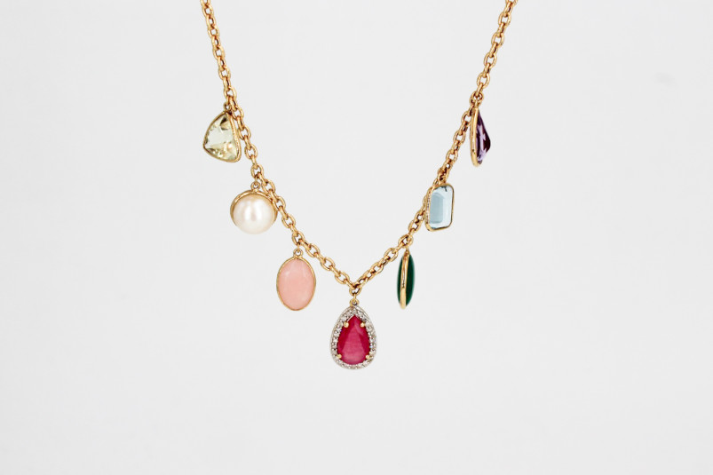 Collar de oro de 18k. de segunda mano. Joyería de ocasión | ROYALHYSTERIA