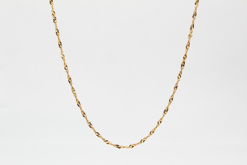 Cadena de oro de 18k. de segunda mano. Joyería de ocasión | ROYALHYSTERIA
