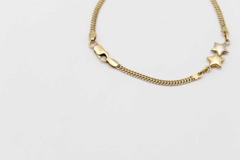 Pulsera de oro de 18k. de segunda mano. Joyería de ocasión | ROYALHYSTERIA