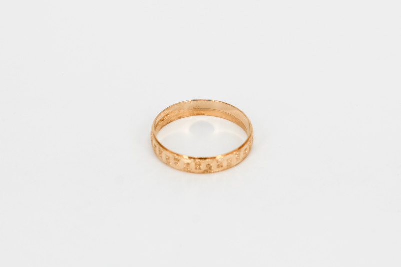 Alianza de oro de 18k. de segunda mano. Joyería de ocasión | ROYALHYSTERIA