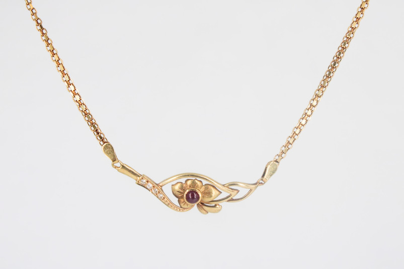 Collar de oro de 18k. de segunda mano. Joyería de ocasión | ROYALHYSTERIA