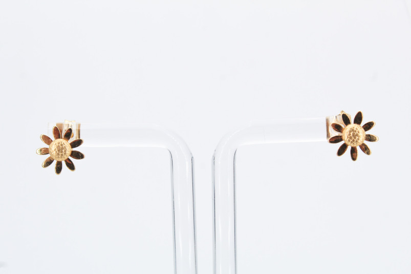 Pendiente de oro de 18k. de segunda mano. Joyería de ocasión | ROYALHYSTERIA